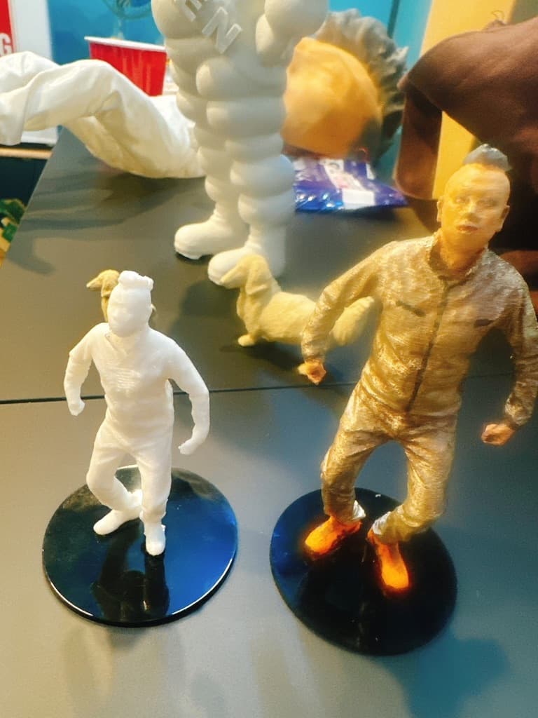 人物3Dスキャンしたデータを3Dプリント(フィギュア化)